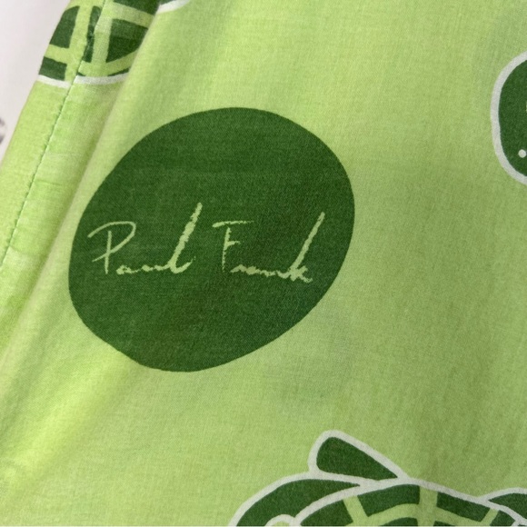 Paul Frank capri pants turtles π’ Lime Green Pajama Pants turtle π’ Design - Picture 6 of 8